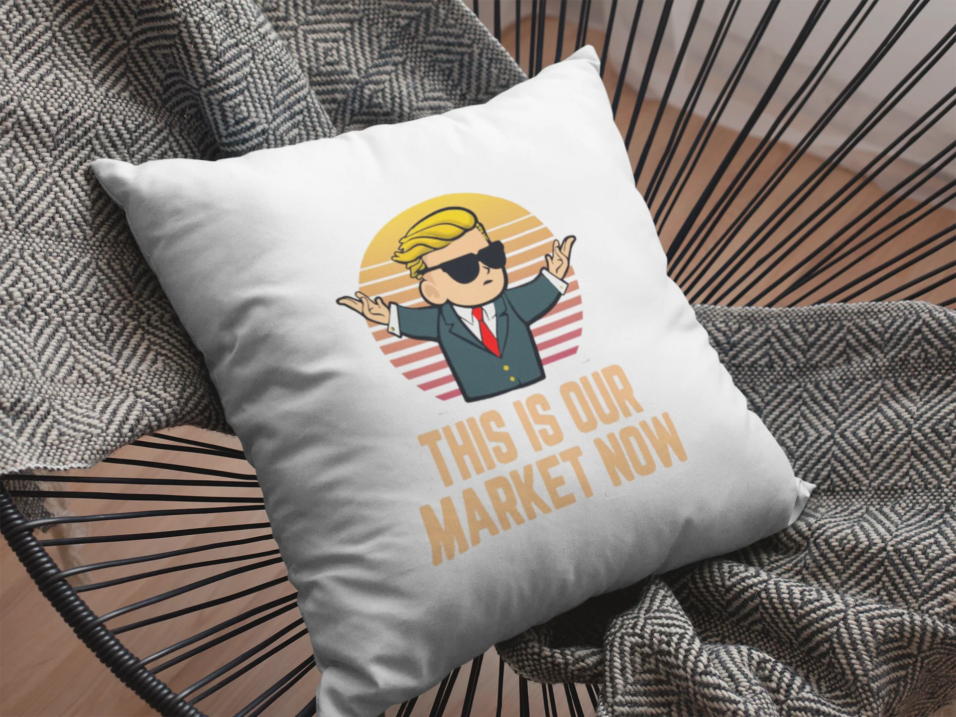 This is Yout Market Now Printed Cushion - Image 2