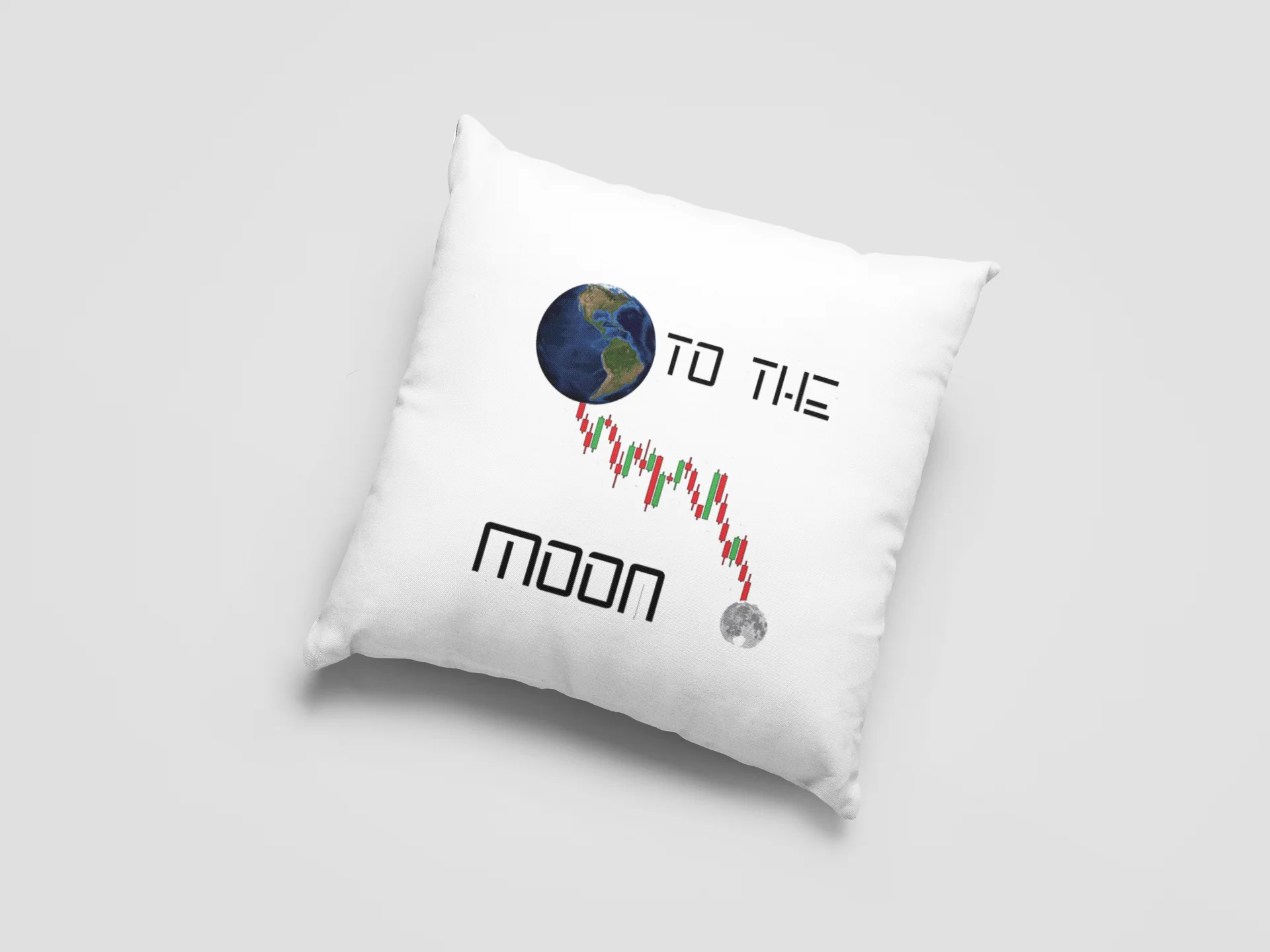 To The Moon Printed Cushion