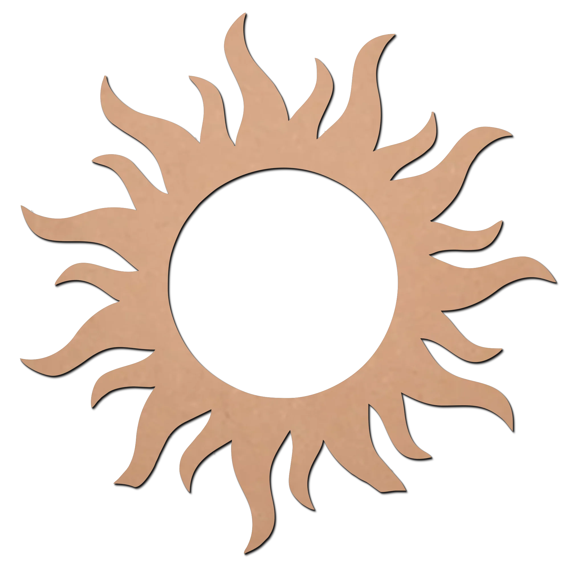 Sun 2 MDF Cutouts for Art and Craft Work / Craft Shapes