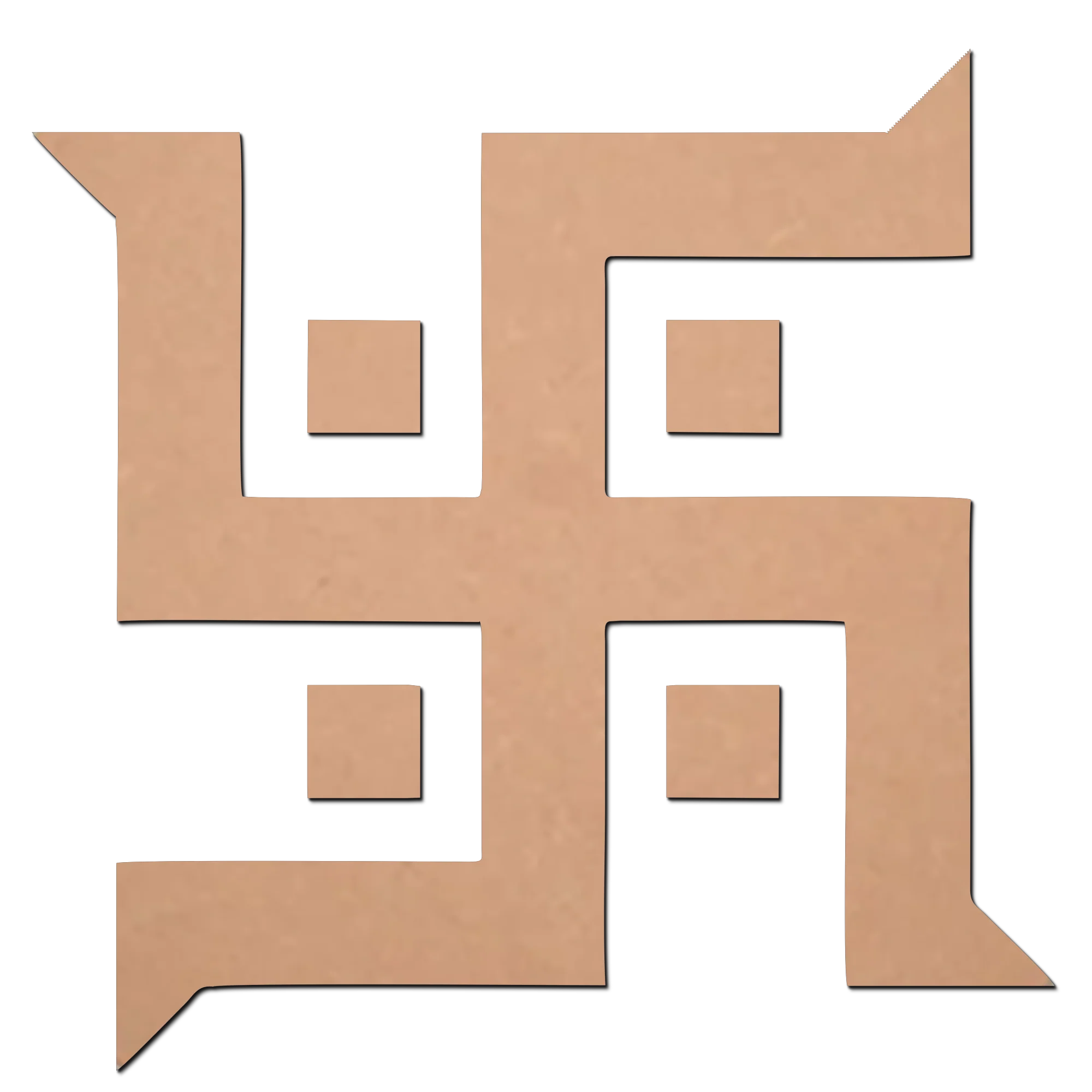 Swastika MDF Cutouts for Art and Craft Work / Craft Shapes