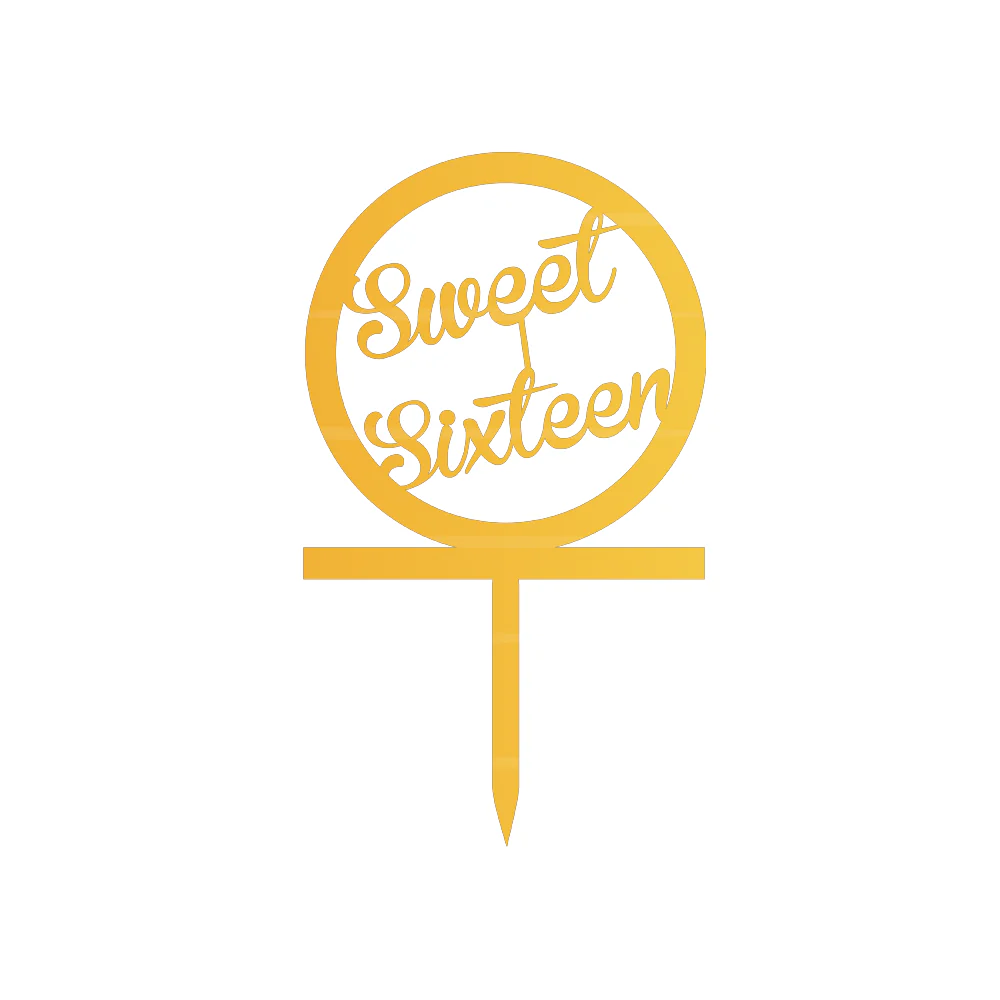 Sweet sixteen Cake Topper - Image 2
