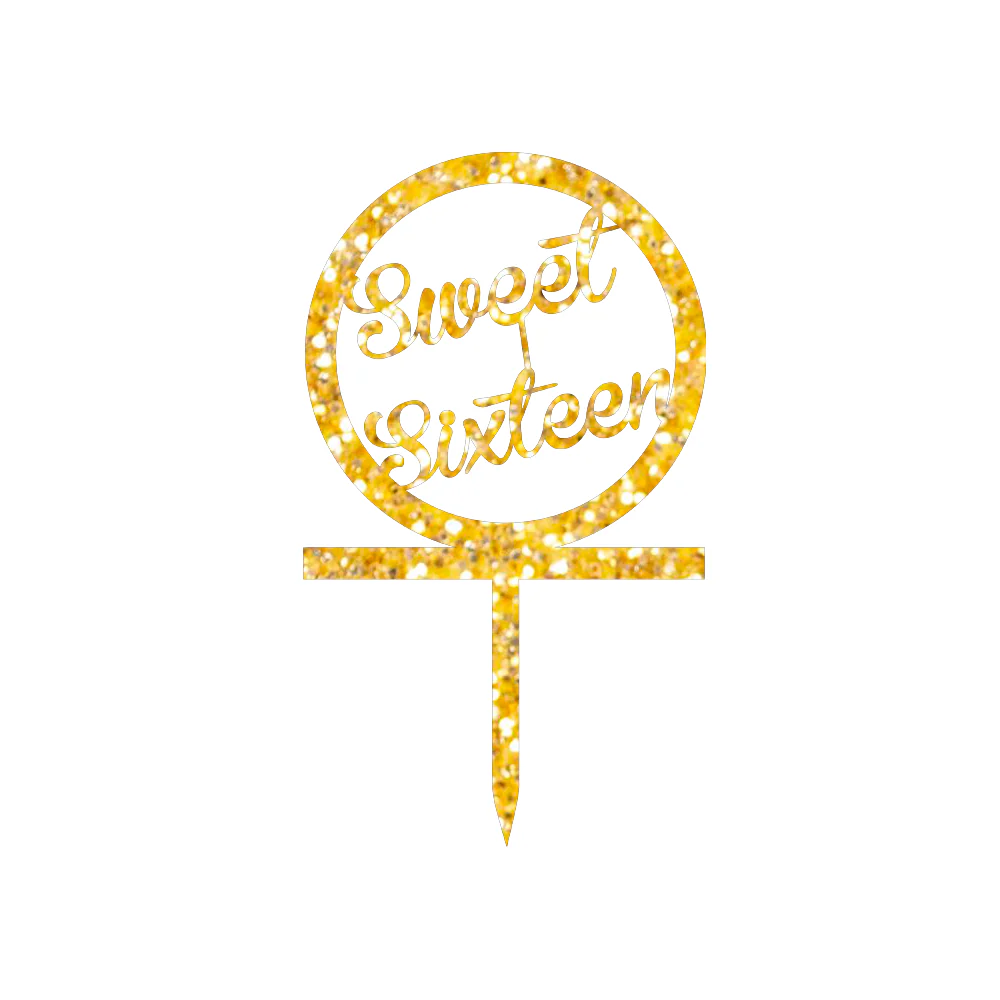 Sweet sixteen Cake Topper - Image 3