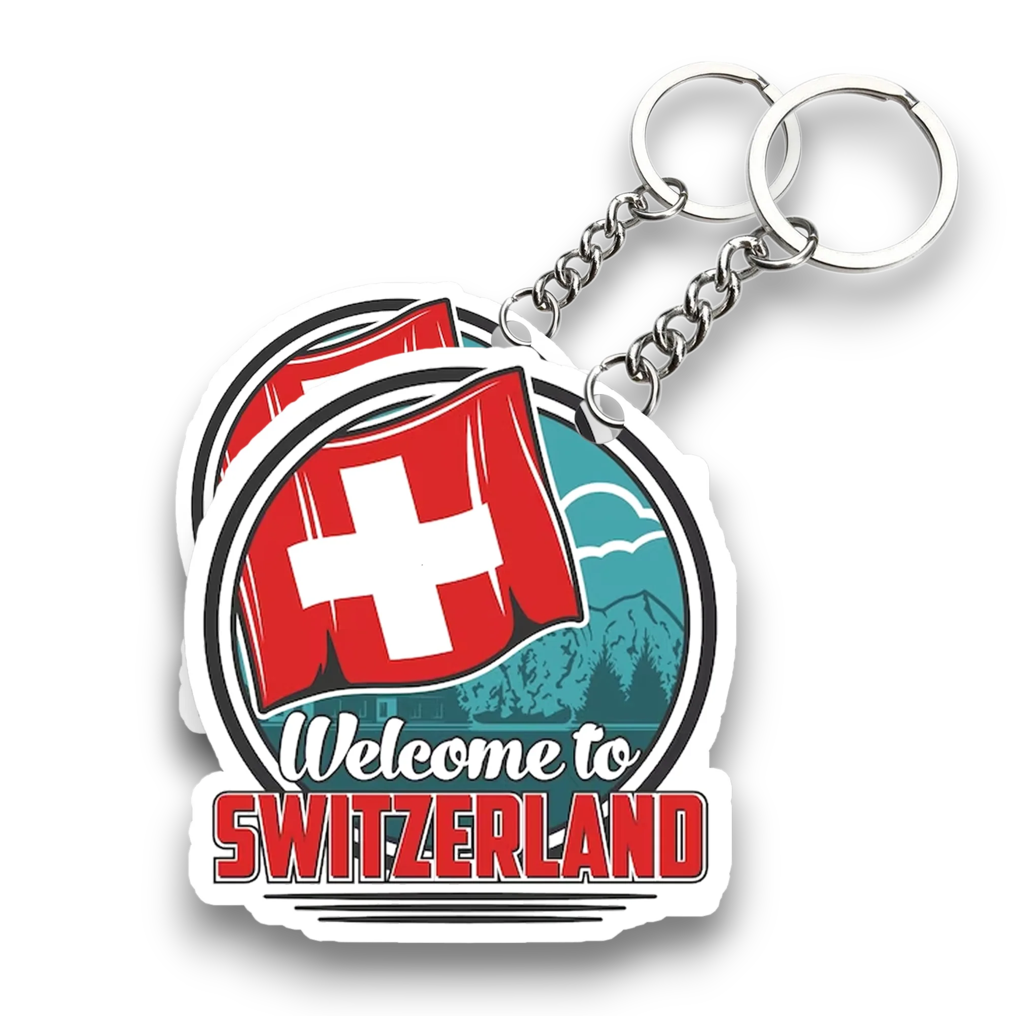 Switzerland  Key chain ( Set of 2 ) - Image 2