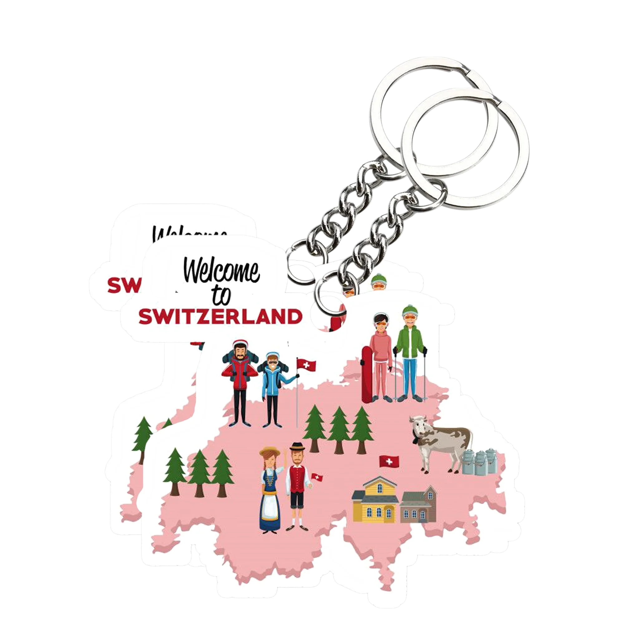 Switzerland    Key chain ( Set of 2 ) - Image 2
