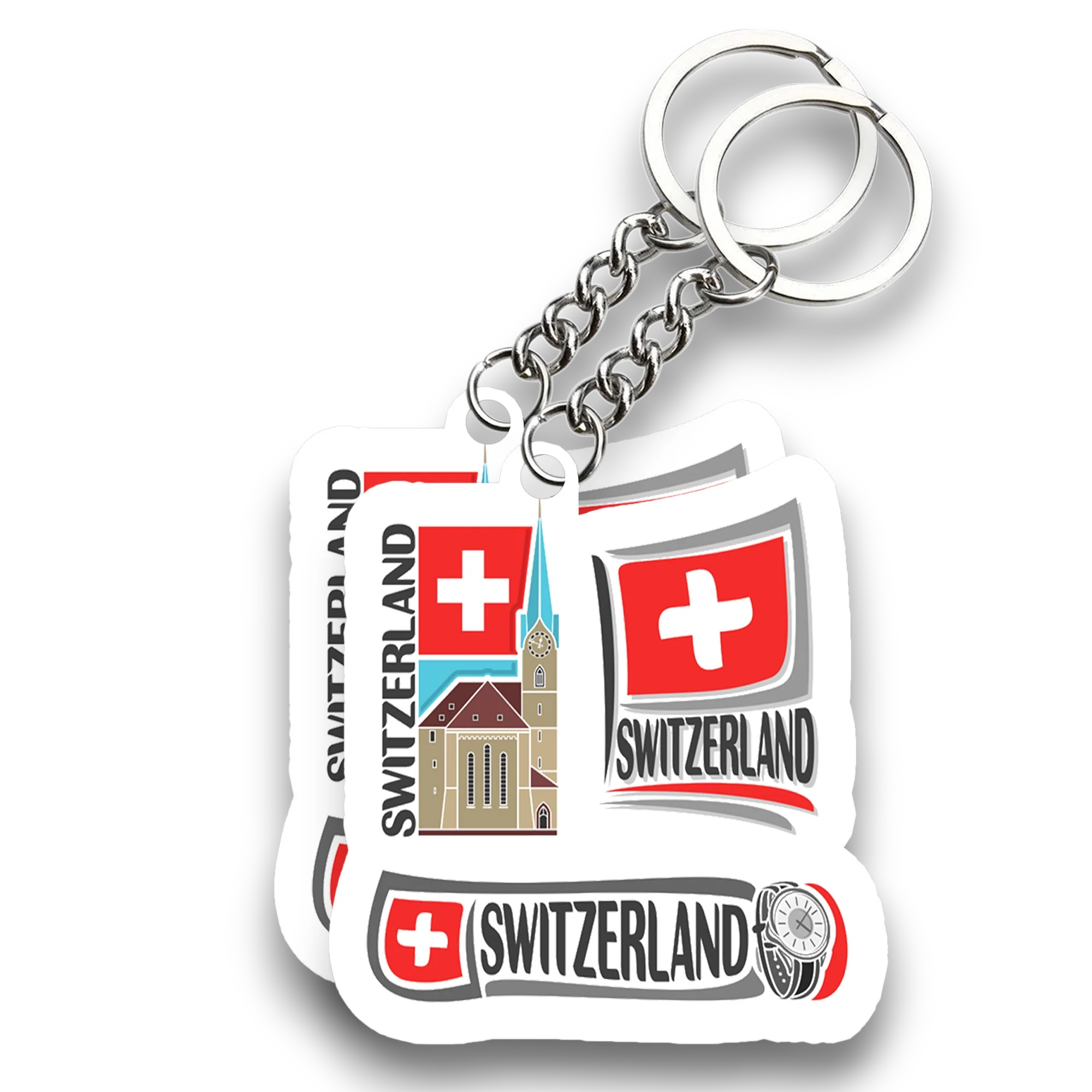 Switzerland  Key chain ( Set of 2 ) - Image 2