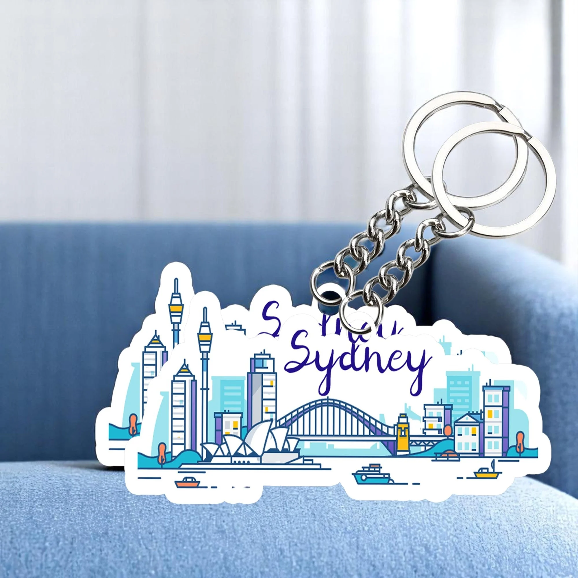 Sydney  Key chain ( Set of 2 )