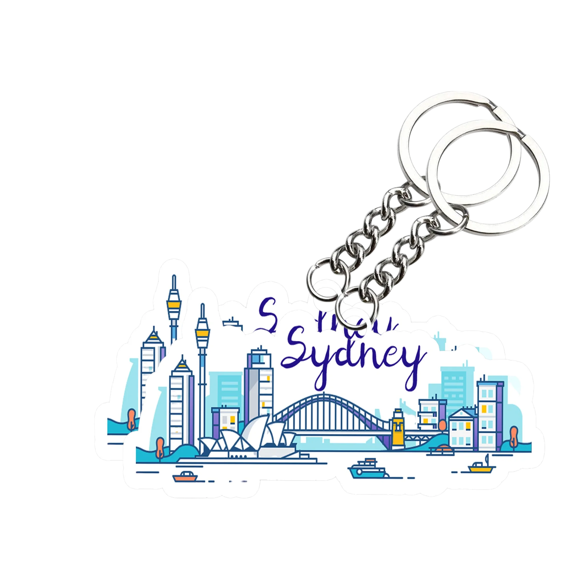 Sydney  Key chain ( Set of 2 ) - Image 2