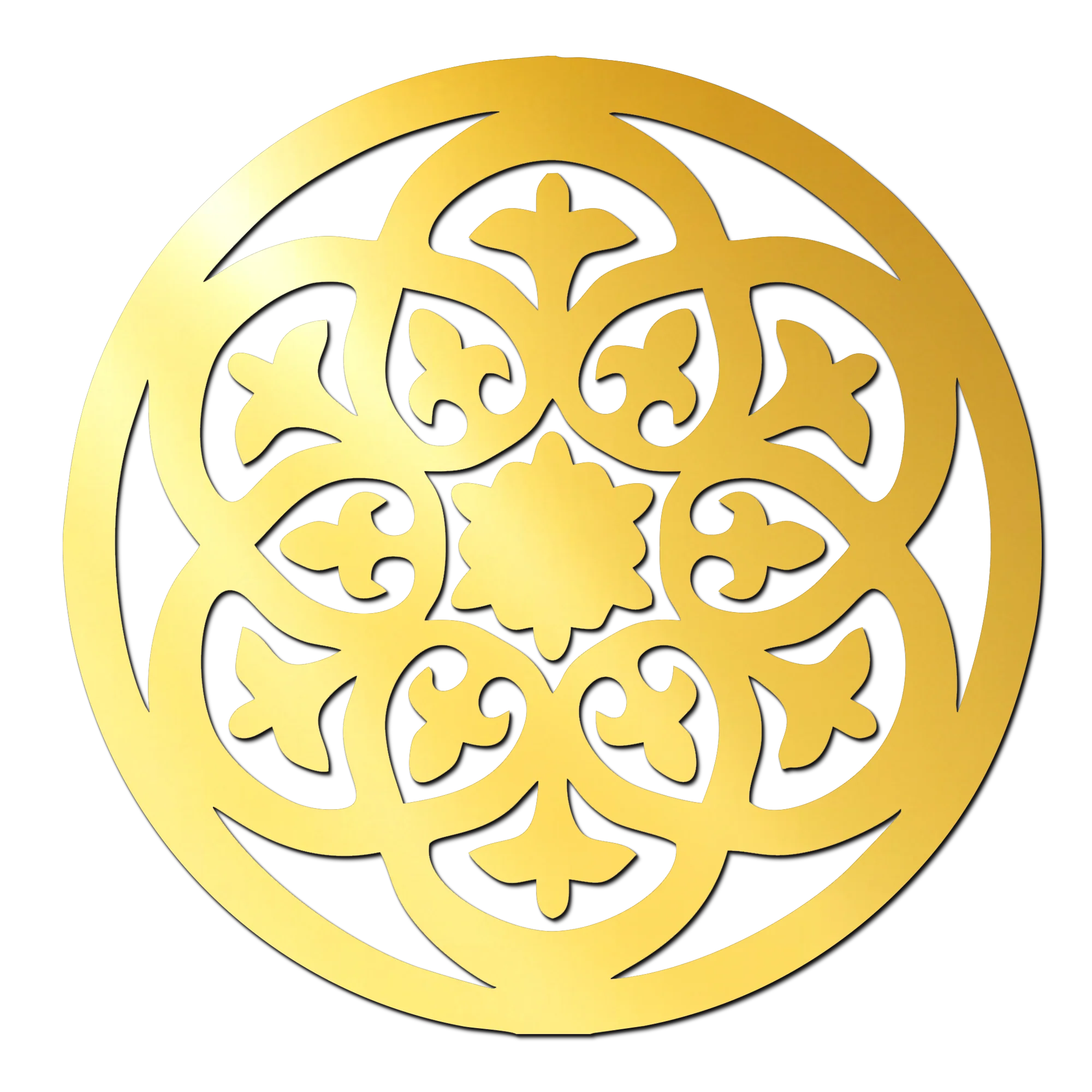 The Art Golden Acrylic Cutout Design for Resin Art / Art and Craft (Copy)