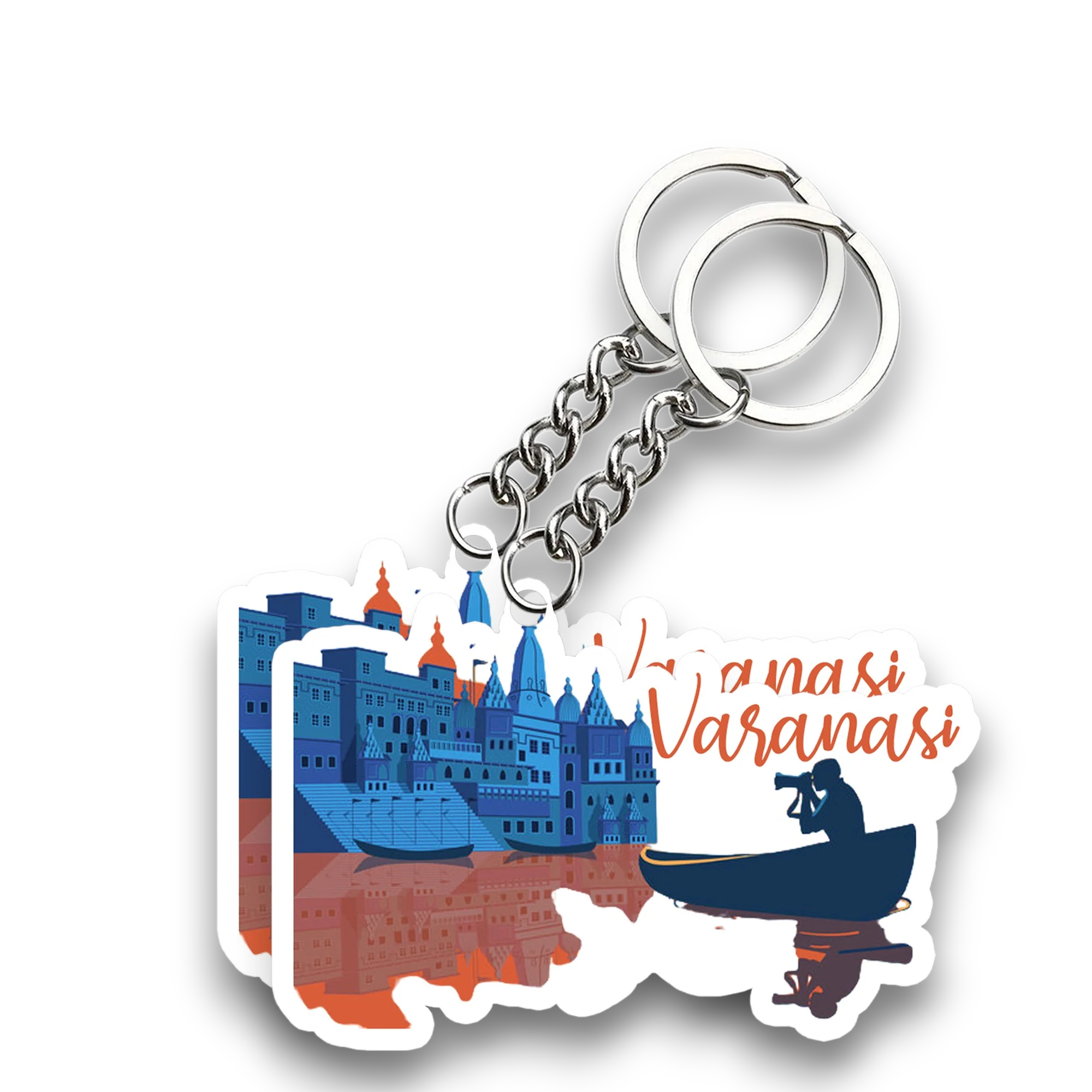 Varanasi Key chain ( Set of 2 ) - Image 2