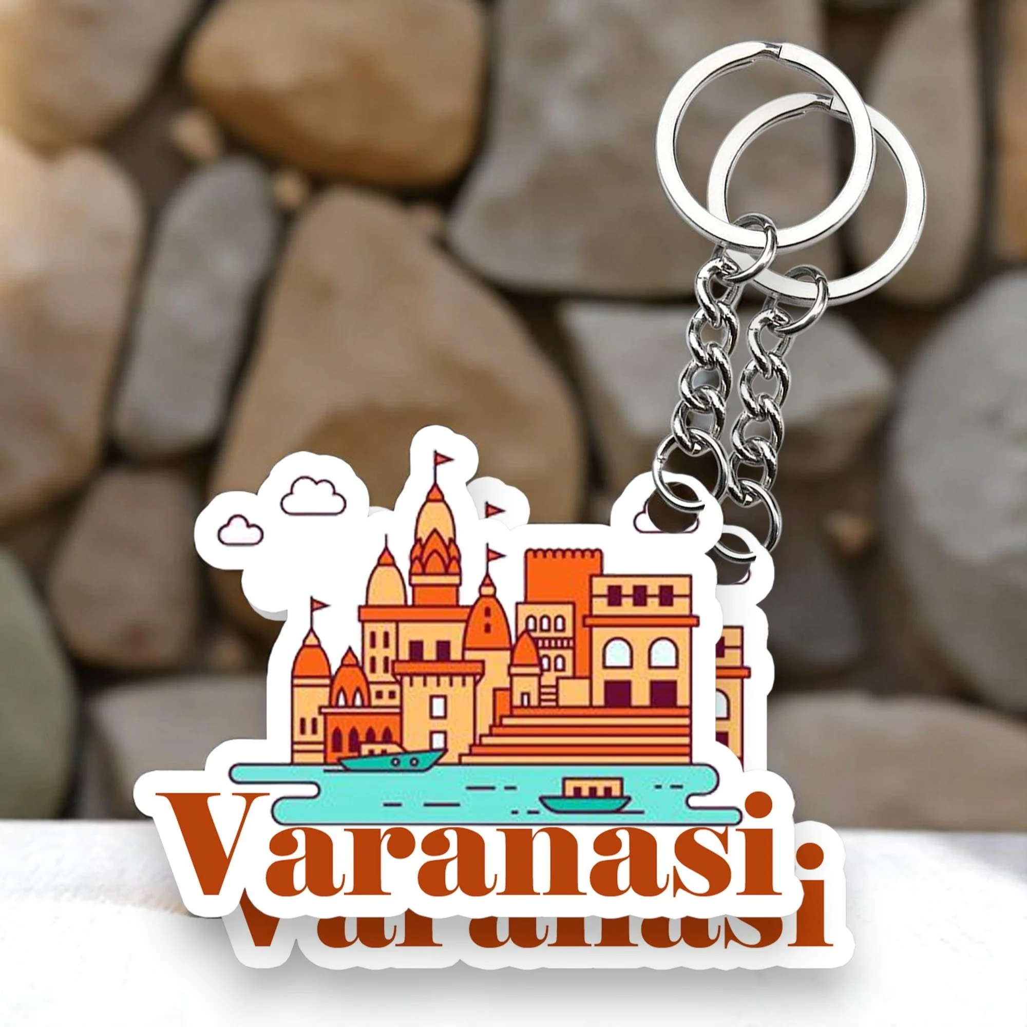 Varanasi Key chain ( Set of 2 )