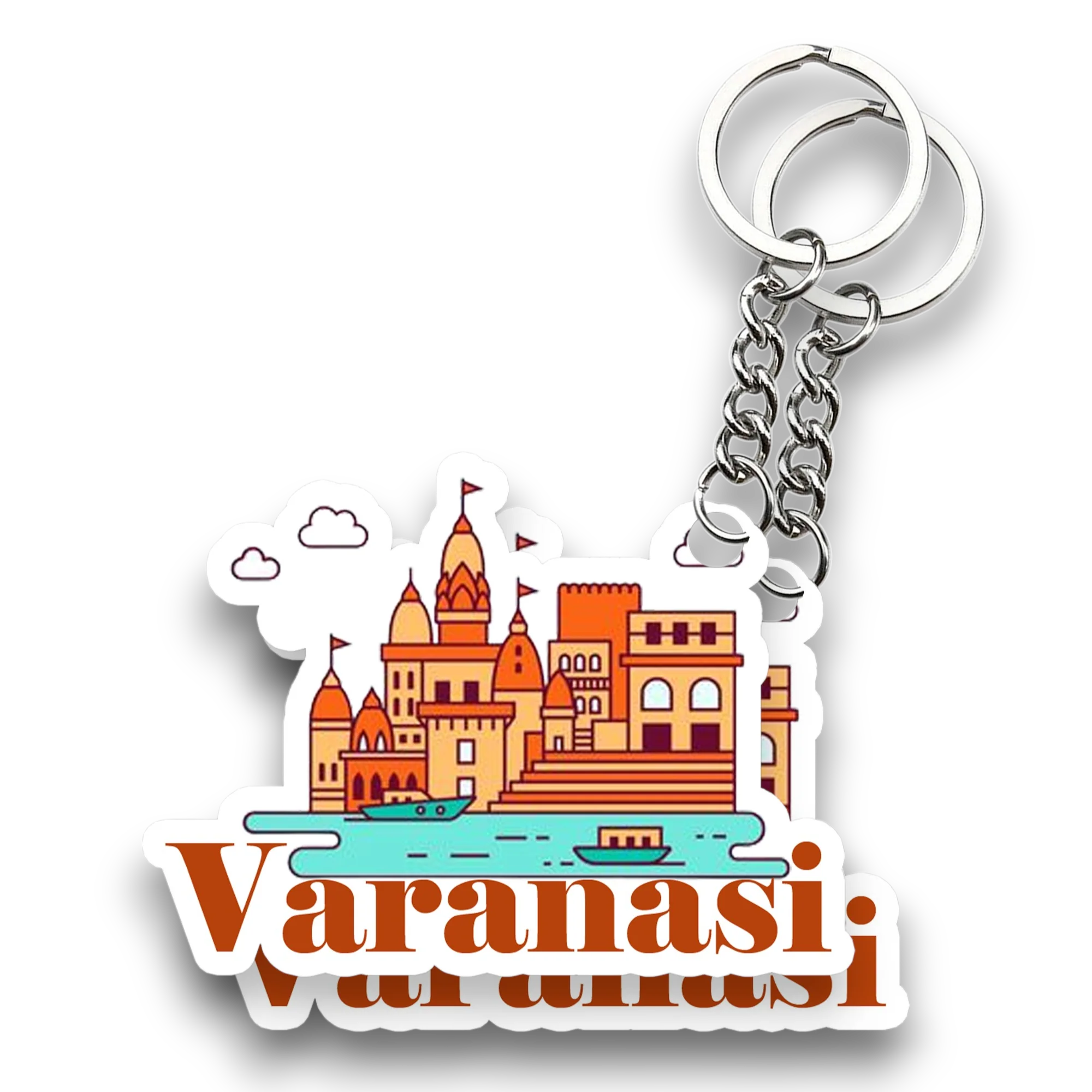 Varanasi Key chain ( Set of 2 ) - Image 2