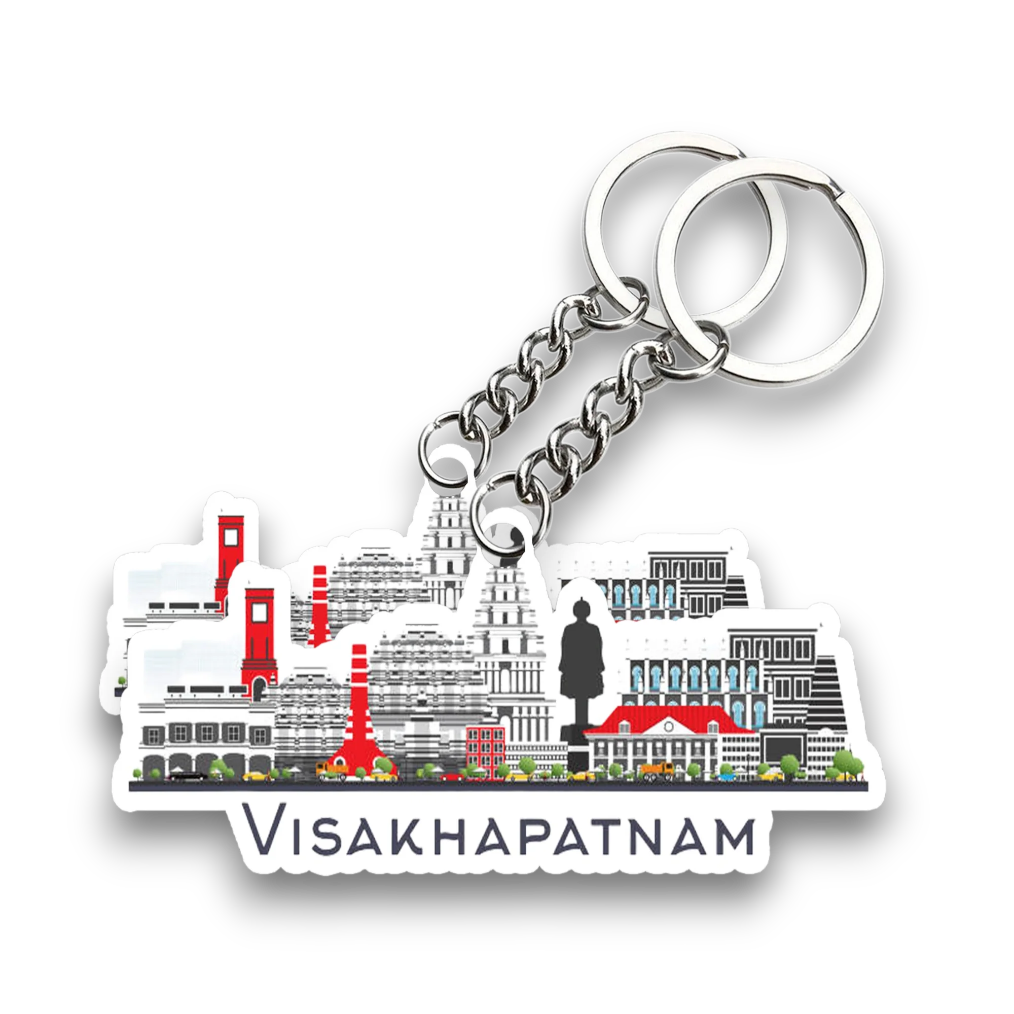 Visakhapatnam Key chain ( Set of 2 ) - Image 2