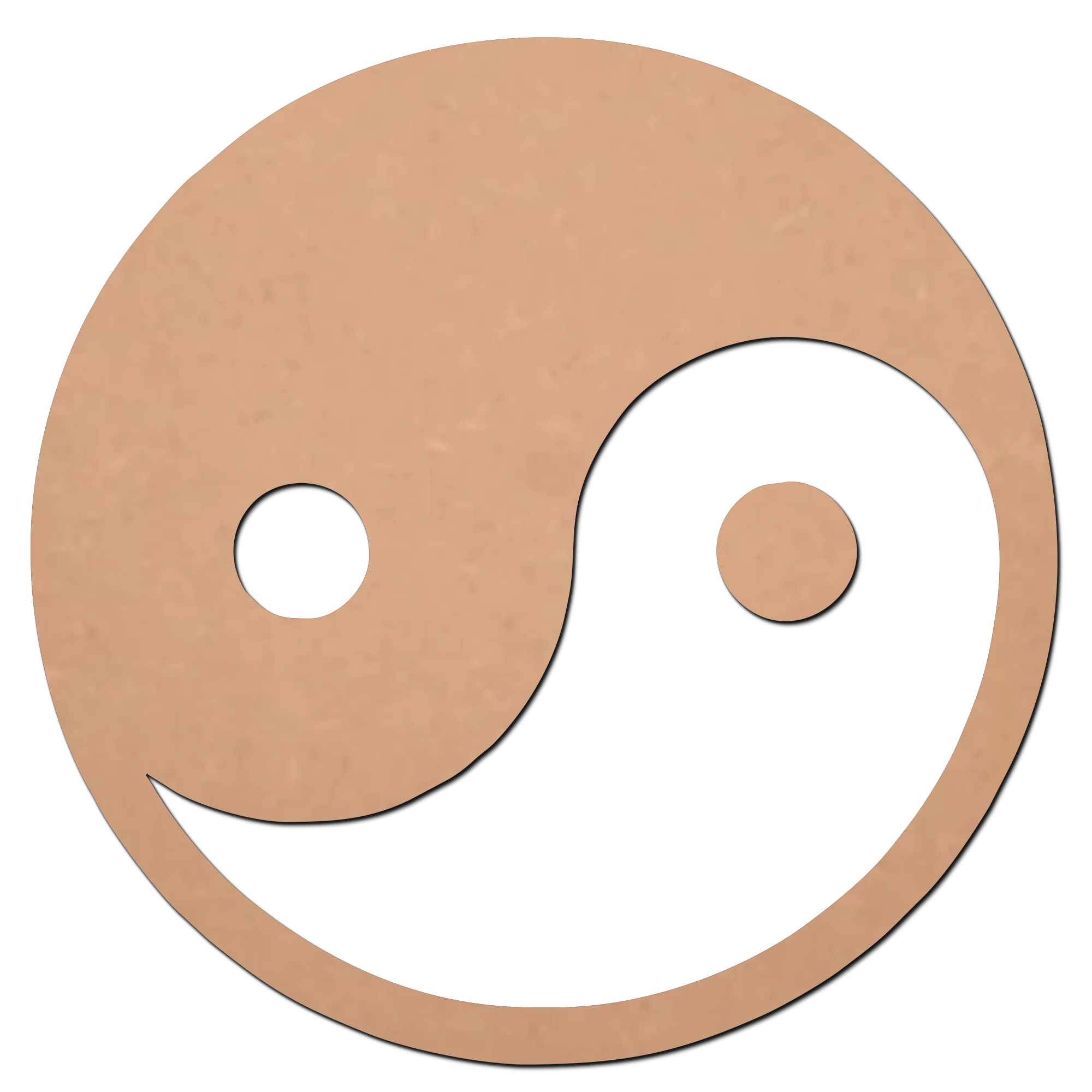 Yin Yang MDF Cutouts for Art and Craft Work / Craft Shapes