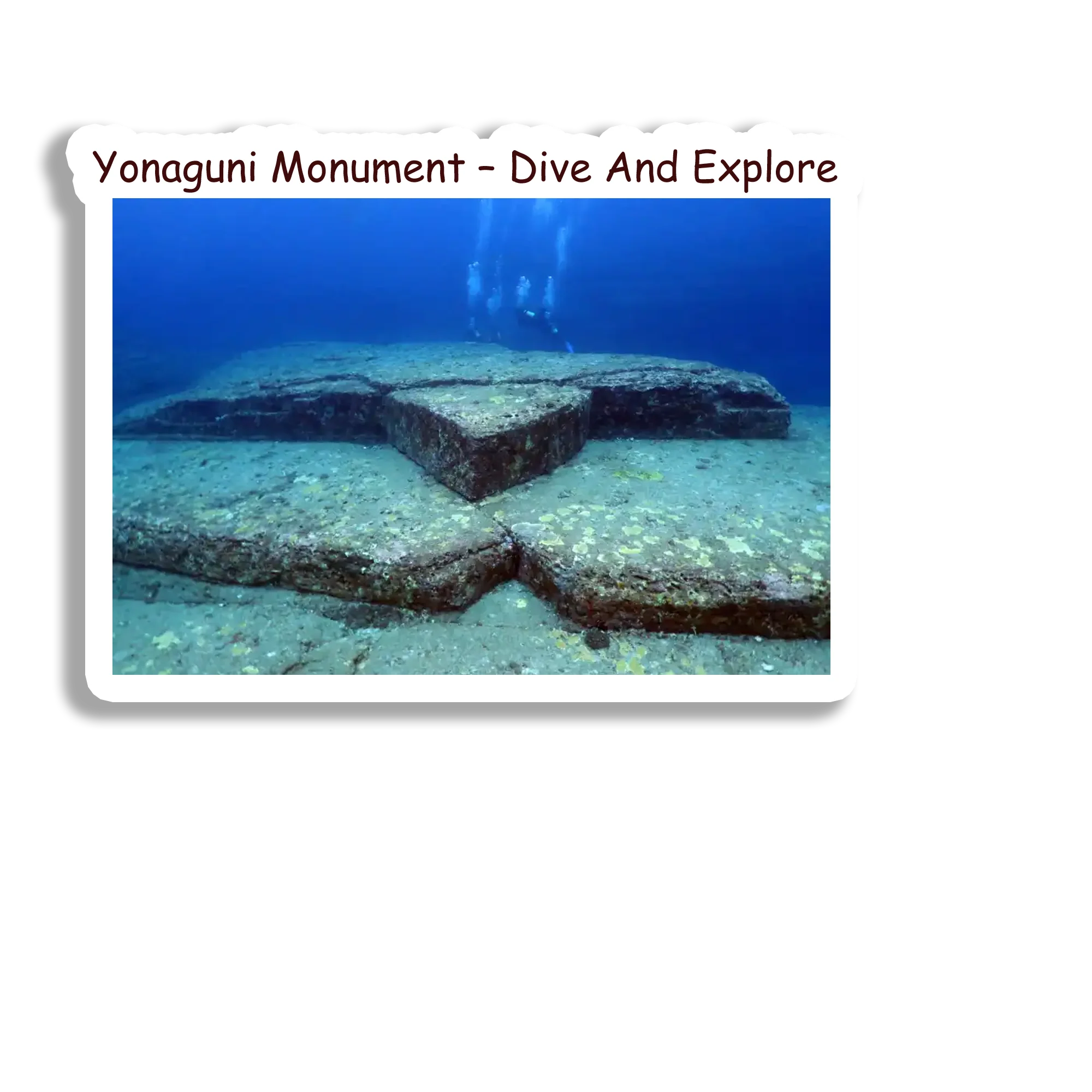 Yonaguni Monument Souvenir Fridge Magnet