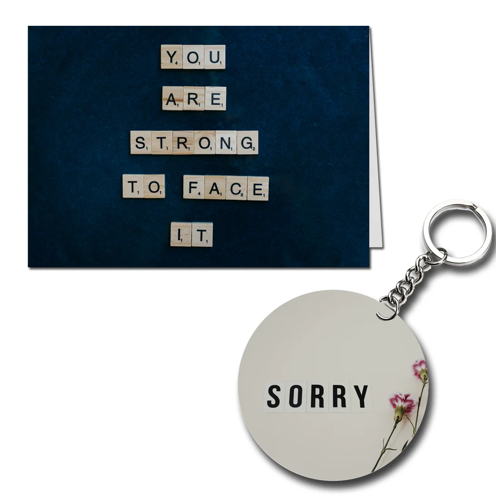You Are Strong To Face It Printed Greeting Card