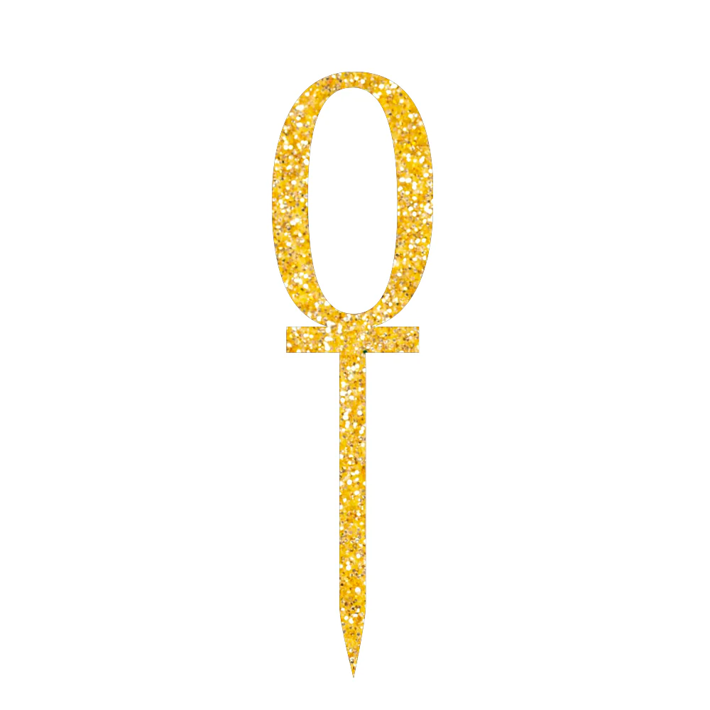 Zero Number cake Topper - Image 3